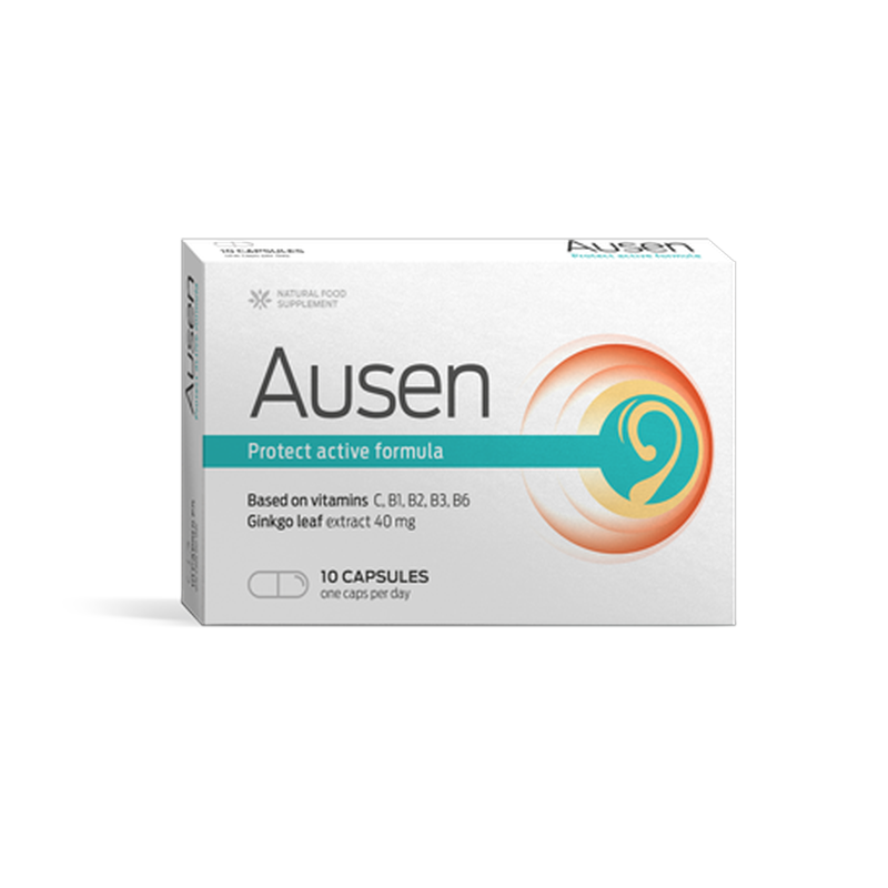 Ausen — box of 10 capsules, one a day
